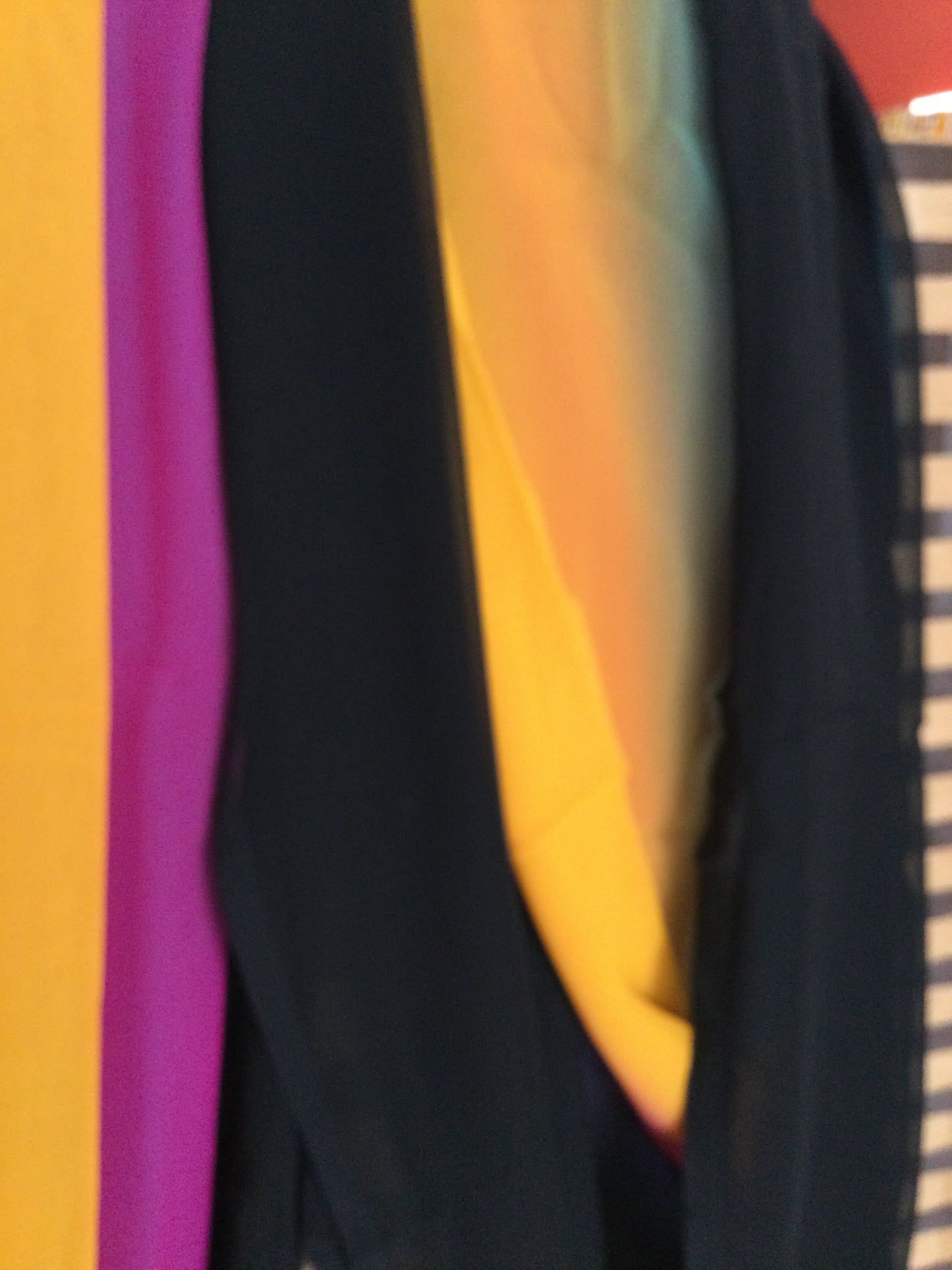 Colorful Chiffon fabric 5yards bolt
