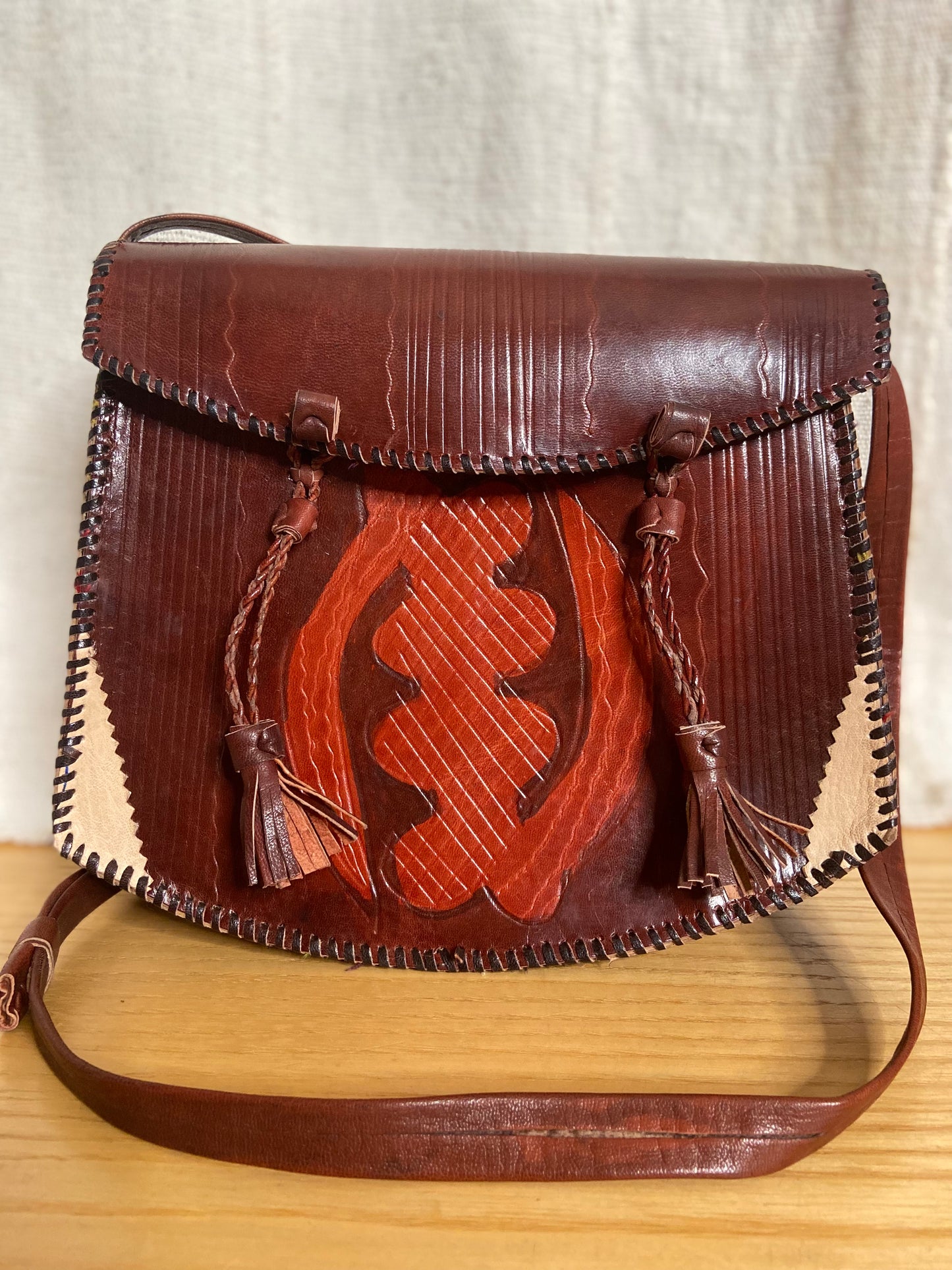 Asinu Leather shoulder/Crossbody Bag Style #4
