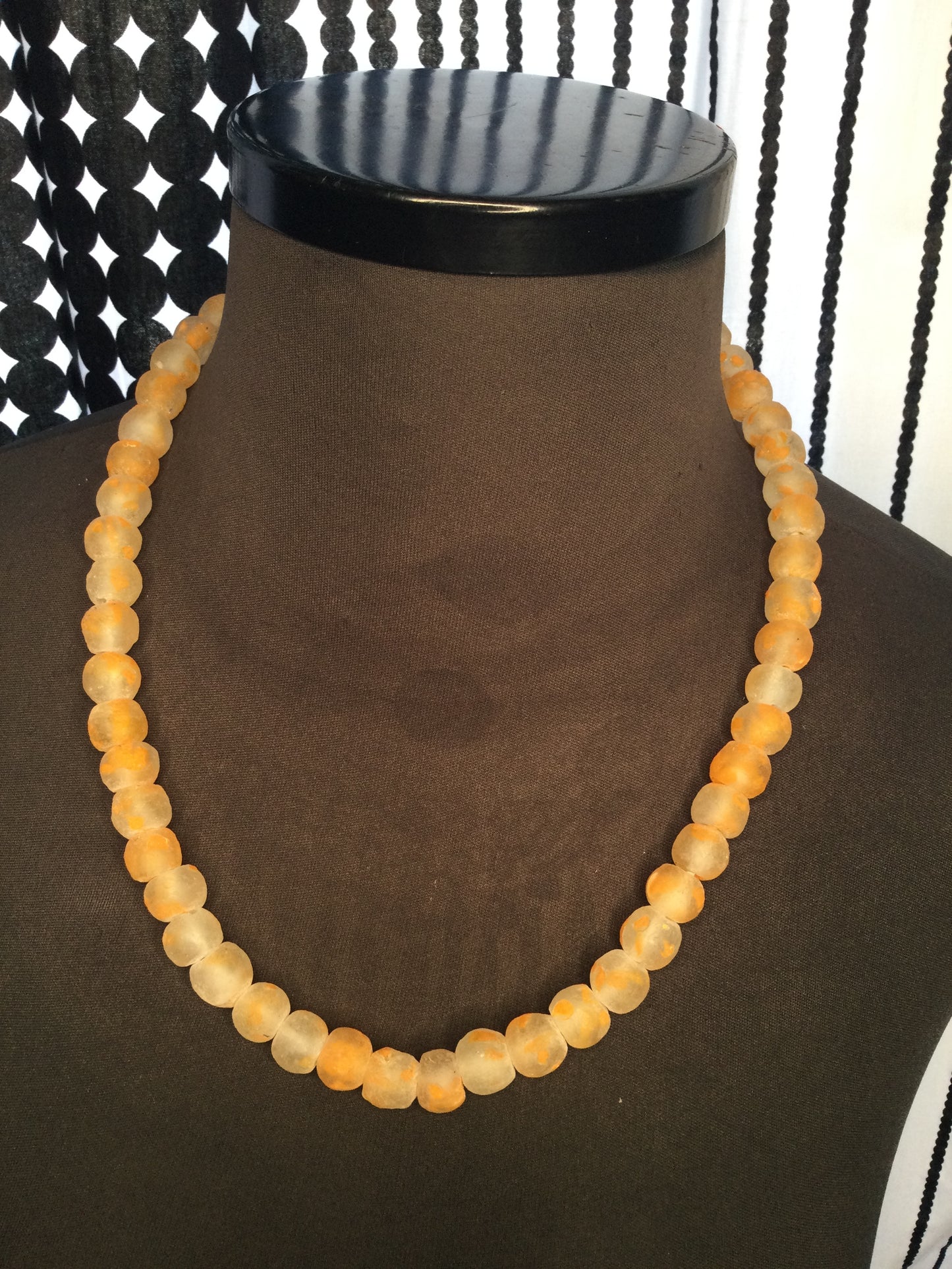 Glass beads necklaces