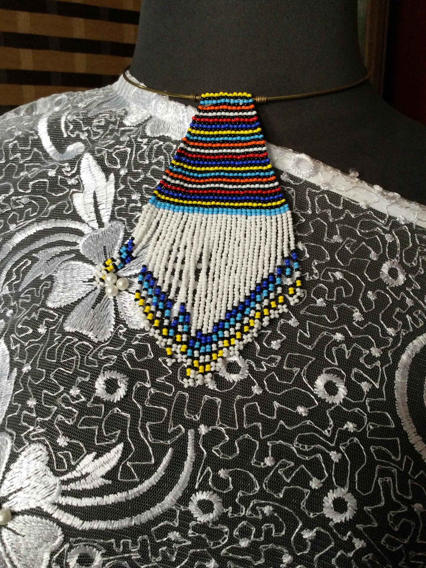 Beaded Pendant Necklace