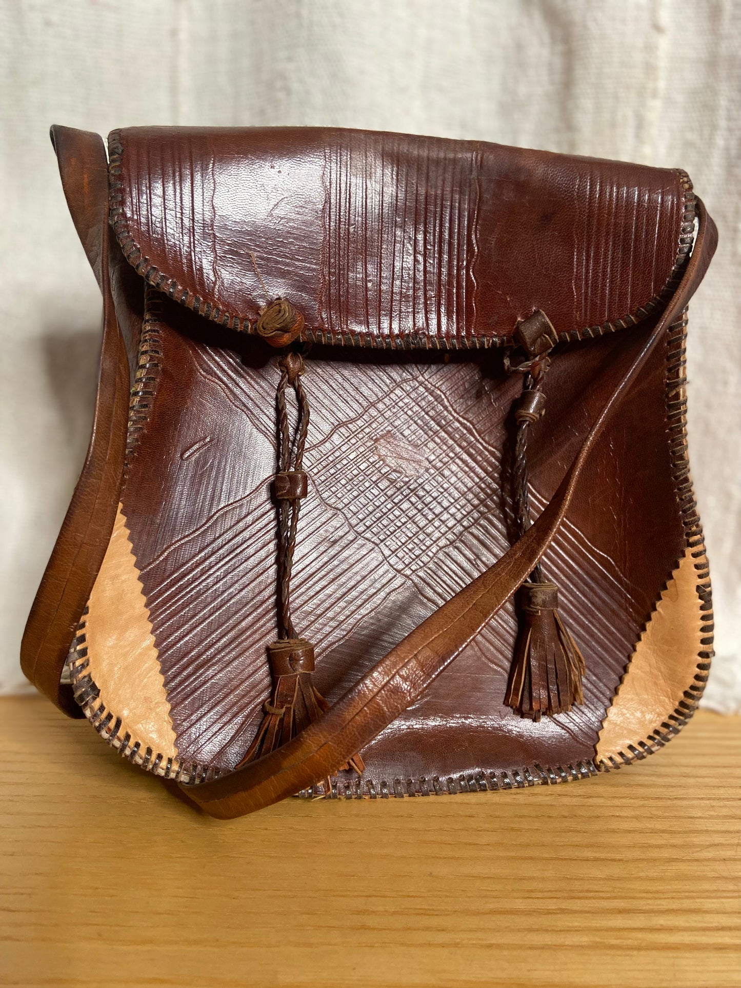 Asinu Leather shoulder/Crossbody Bag Style #12