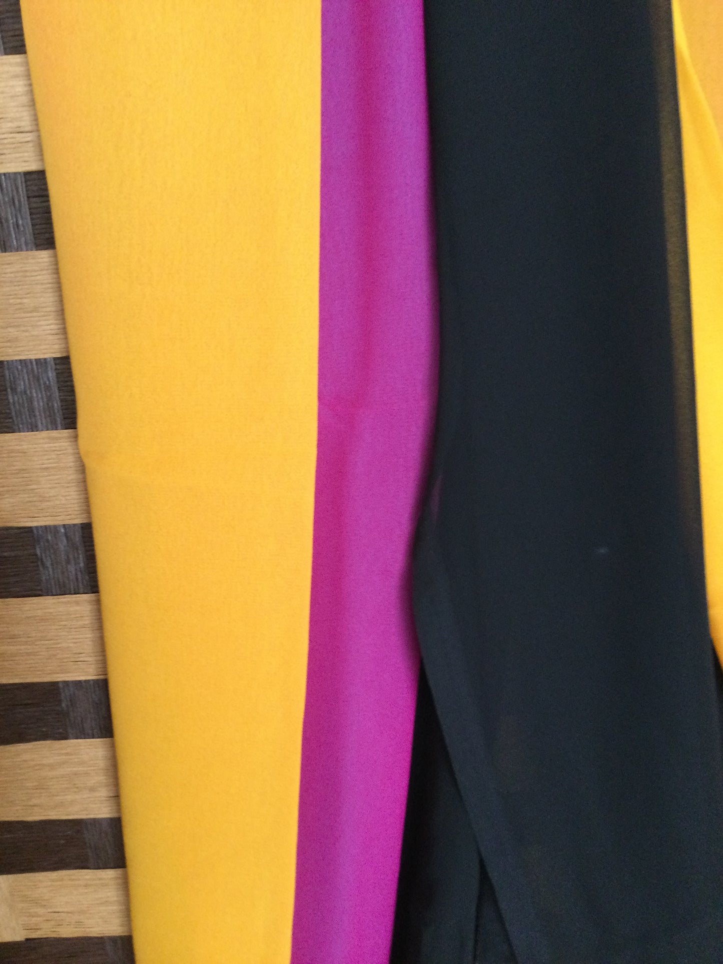 Colorful Chiffon fabric 5yards bolt