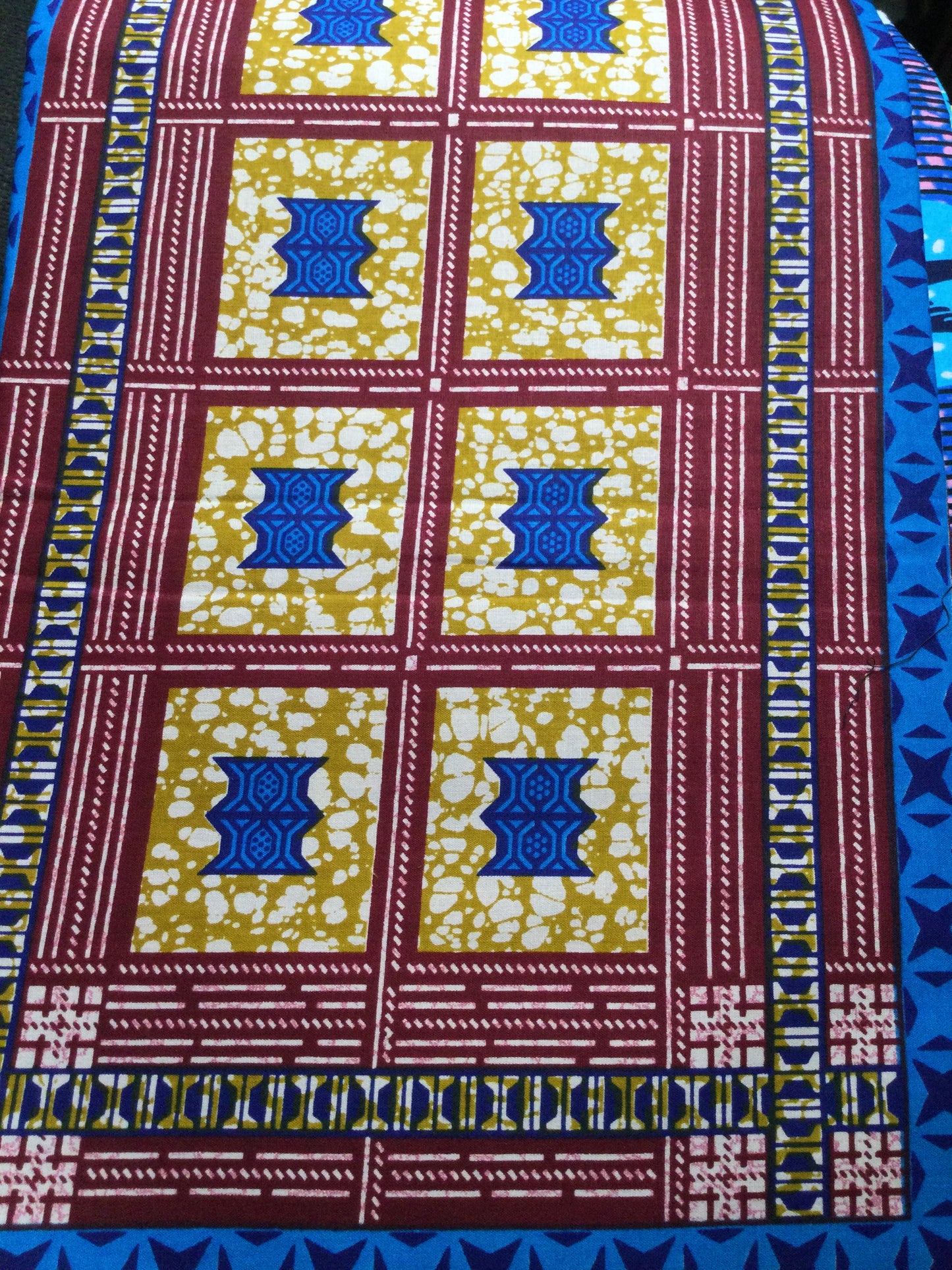 Multi brown African print SAF 35