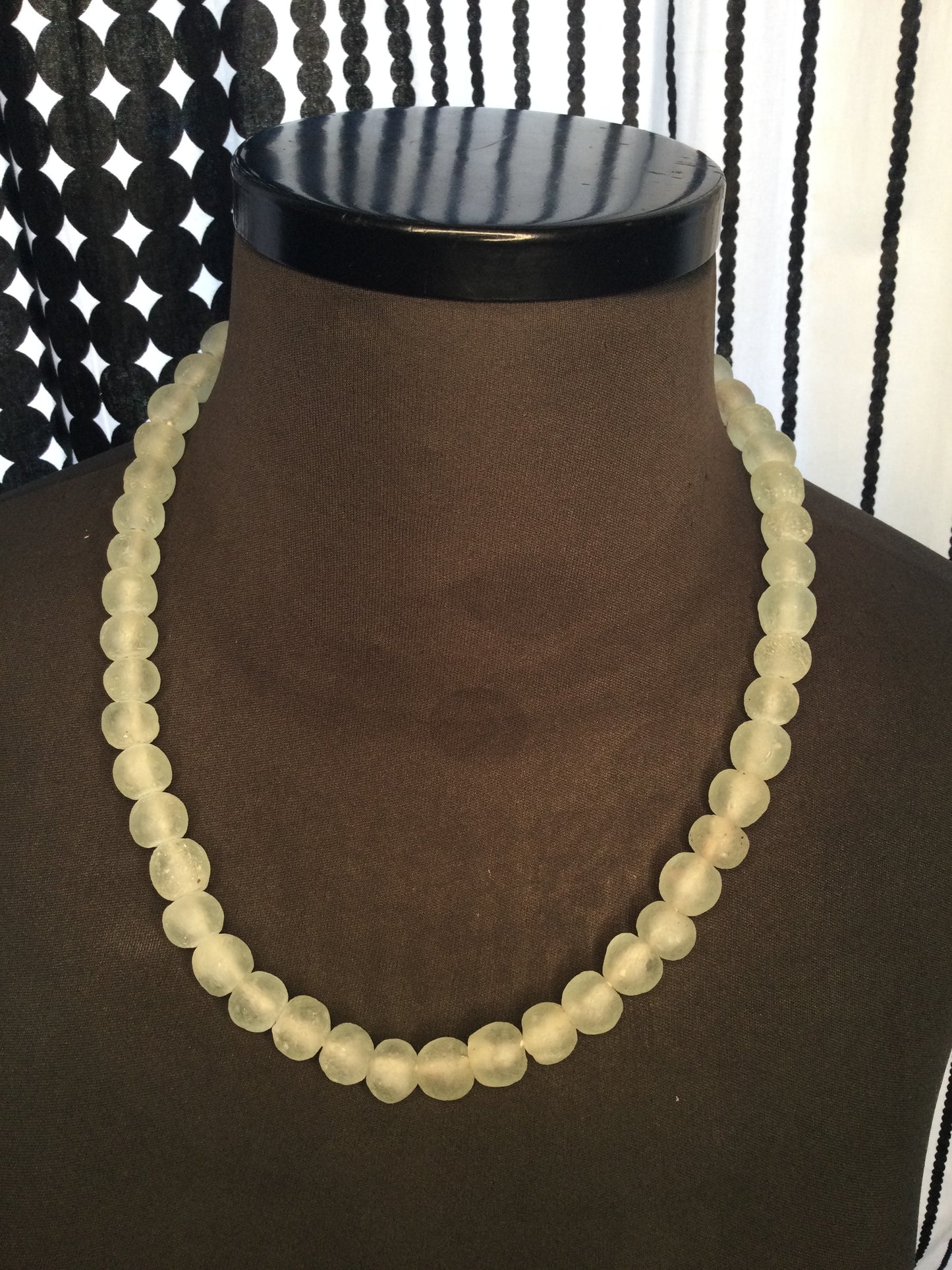 Glass beads necklaces