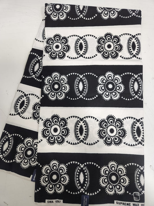 Multi African print blk/wht SAF 41