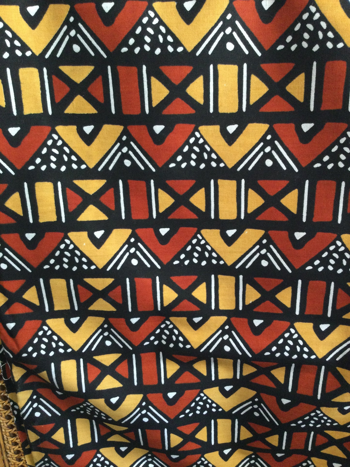 Mud print mustard multi