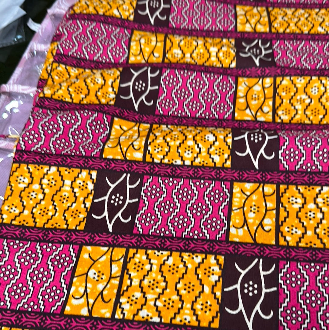 African Print 100% Cotton 6yards bolt...SALE $25