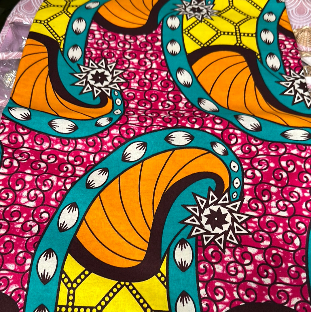 African Print 100% Cotton 6yards bolt...SALE $25