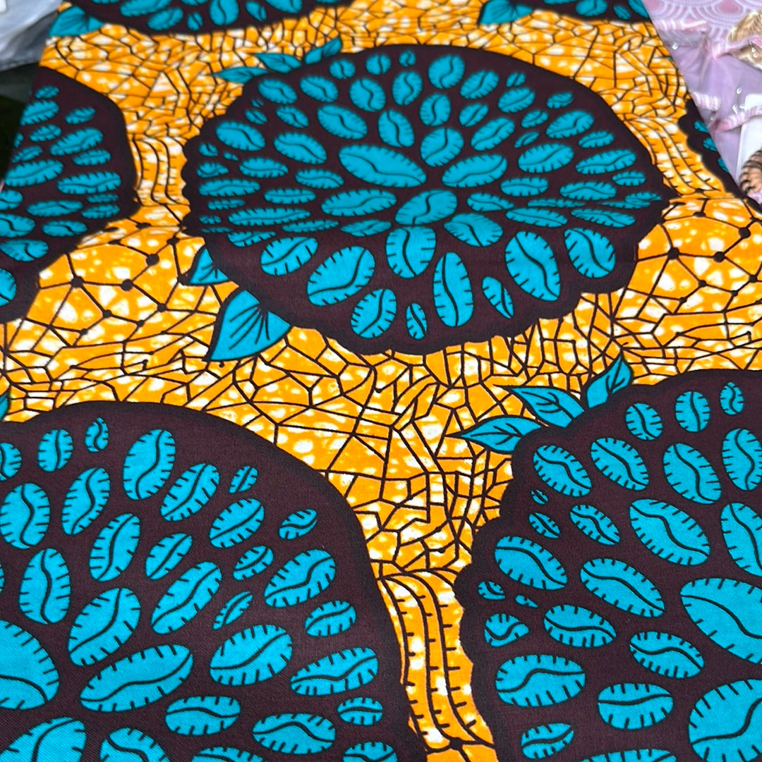 African Print 100% Cotton 6yards bolt...SALE $25