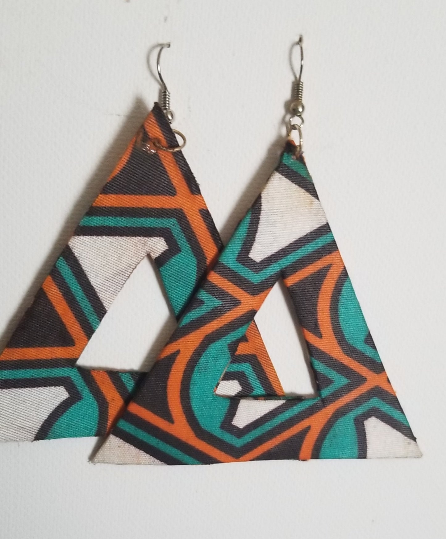 Print Earrings Handmade African Print