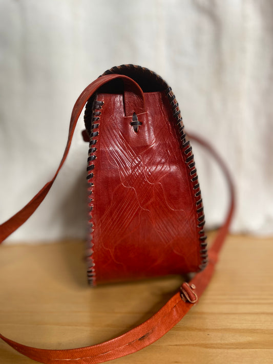 Asinu Leather shoulder/Crossbody Bag Style #1