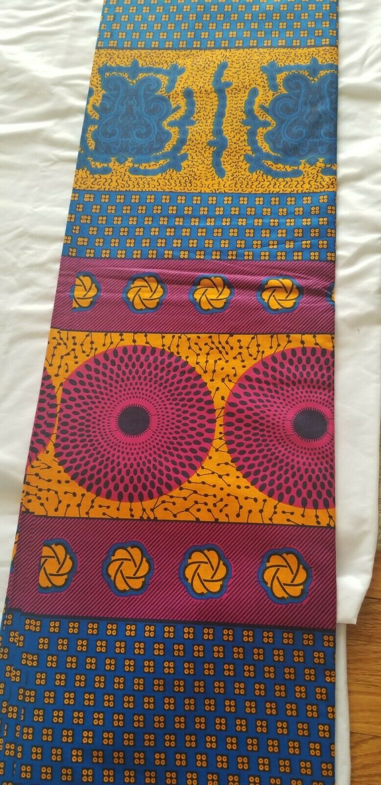 Purple and Green African Print 100% Cotton 6yards bolt...SALE $25