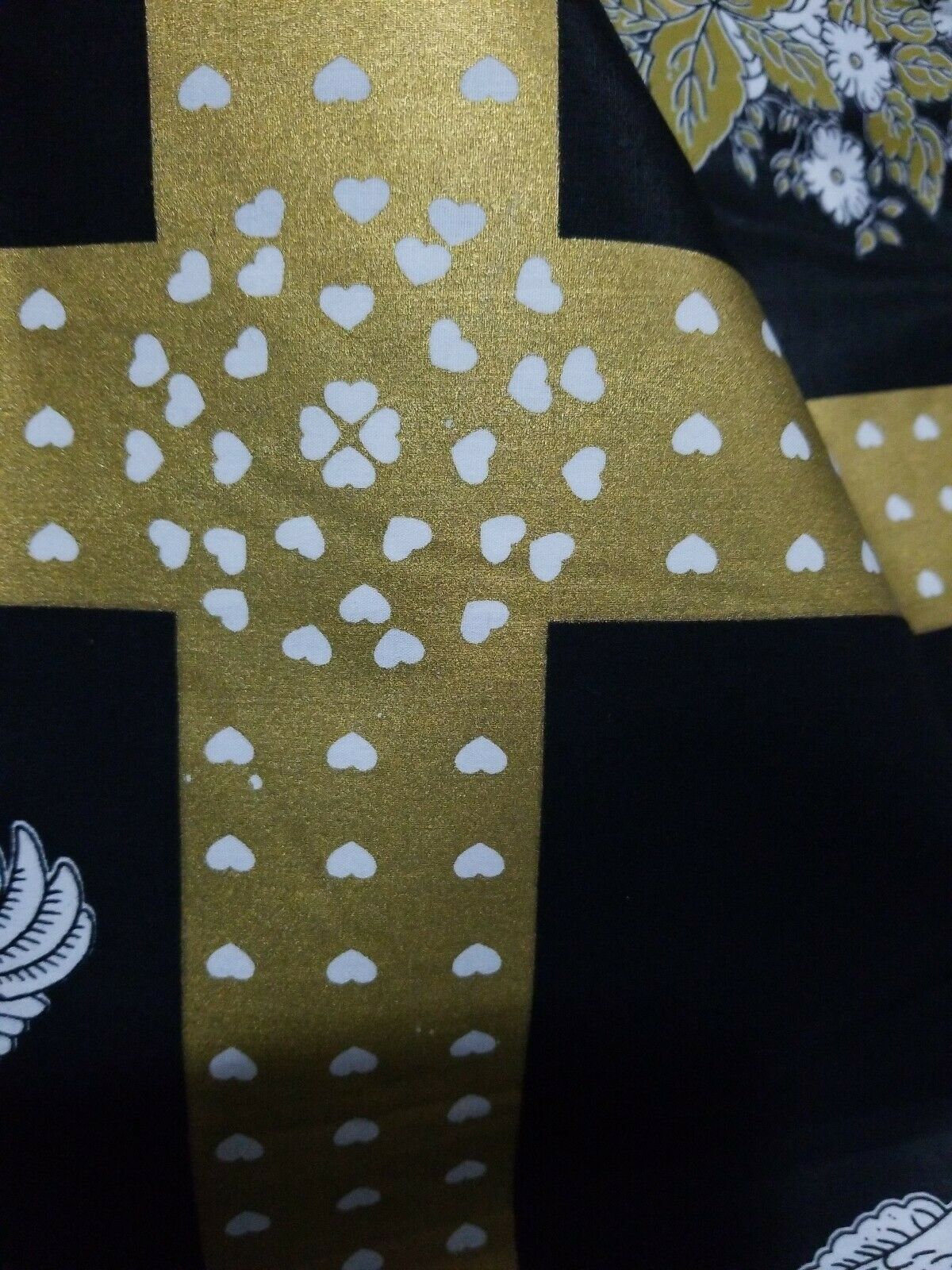 African Print Cotton Fabric(Bird Nest-Obatan-Mother..Naturer) ~3 yds $18