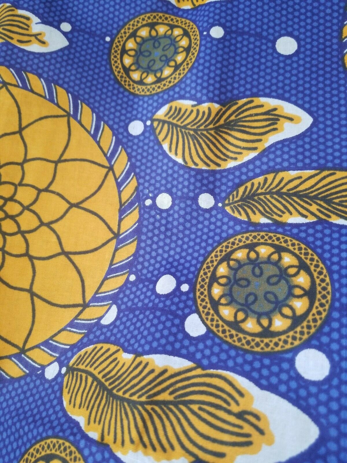 Bright YELLOW AND BLUE PRINT 34"×43"$5