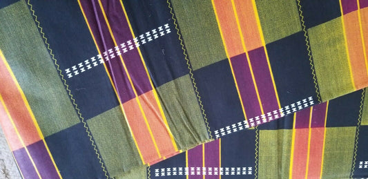 Kente Print African Wax Print 100% Cotton Fabric ~1 yd~$7.25