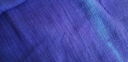 Solid Indigo, African Indigo Blue, Mudcloth Fabric 92"×21'