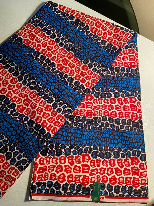 African Print 100% Cotton 6yards bolt...SALE $25