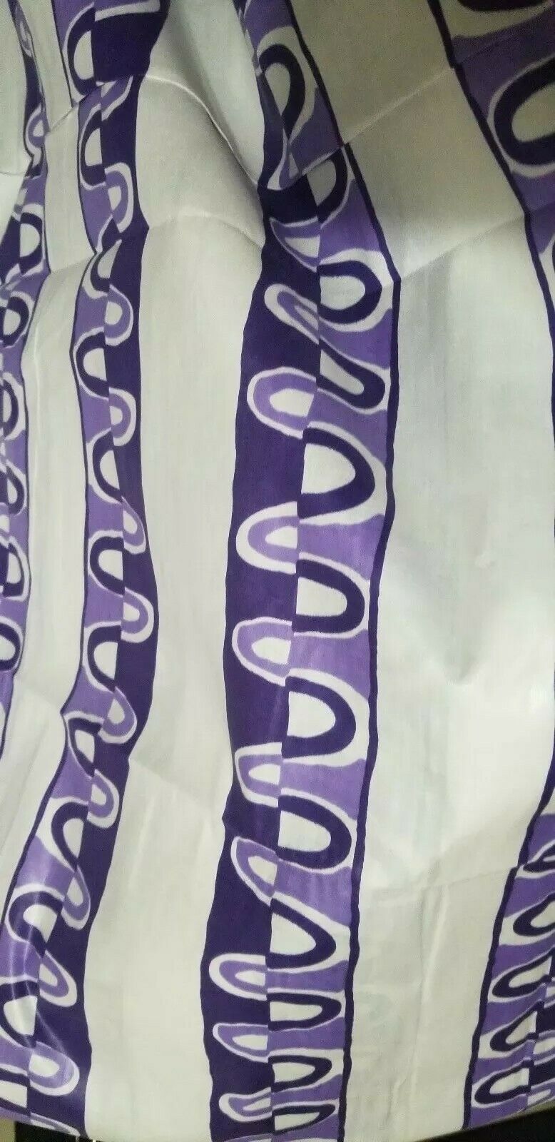 Ghana Akosombo Textile(ATL )100% Cotton white and Lavender $10 per yard