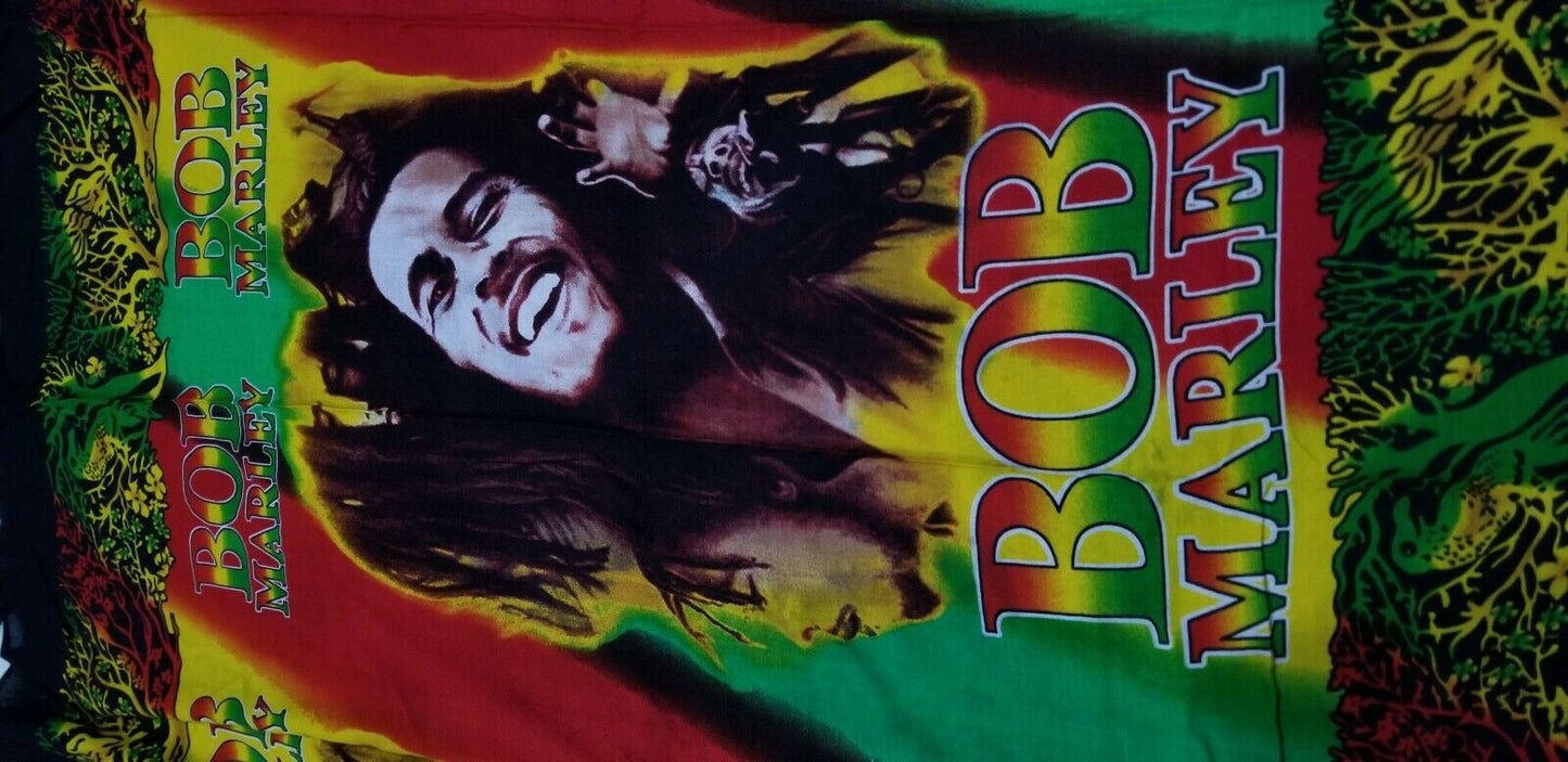 Large Rasta Scarf/Cover Up/Wrap Around or BodyWrap/Long Hair Wrap ~69"×44"~$22