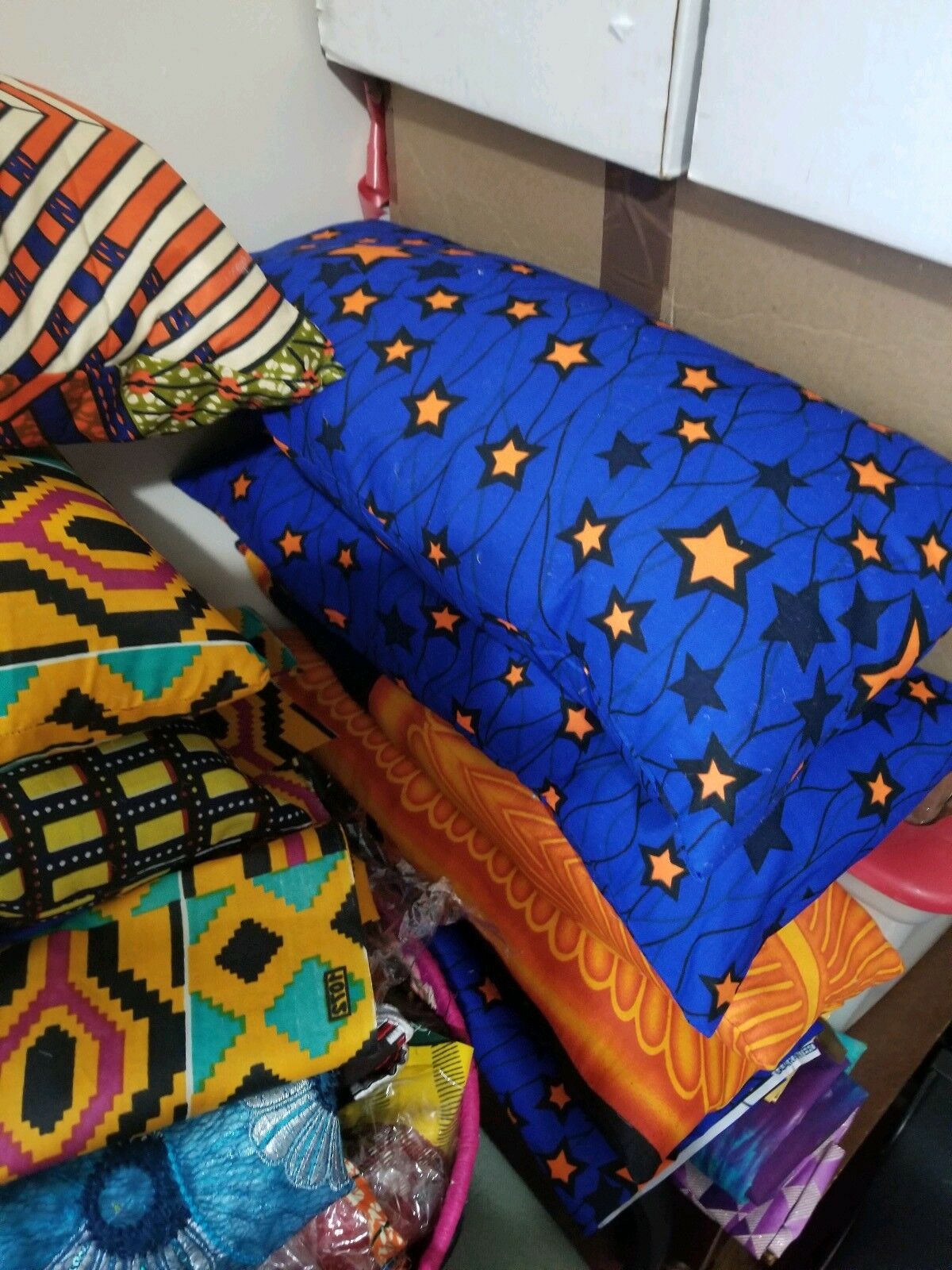 African Wax Print Ankara Throw Pillow Sofa Couch Pillow Cover/one Each