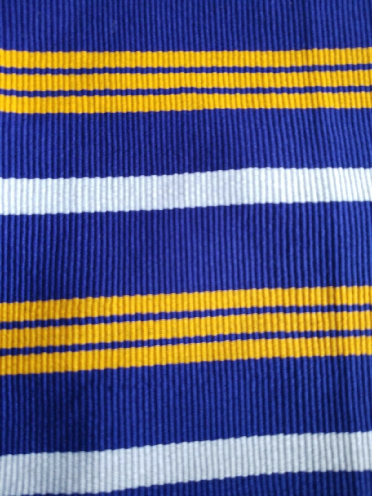Faso Da Fani Fabric From Boukina Faso~Blue Yellow &white 52"×75"