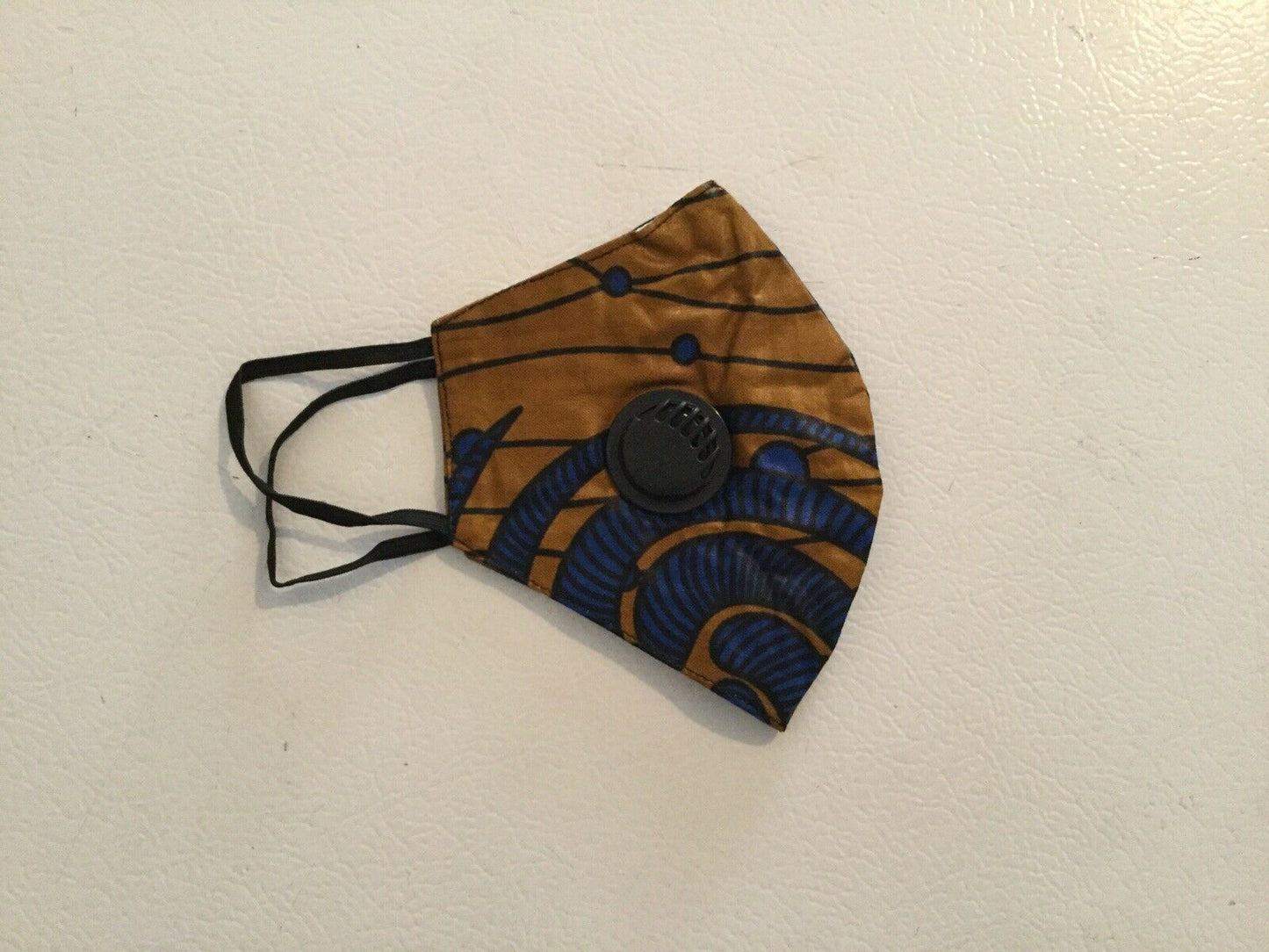 african print face mask and head wrap Set