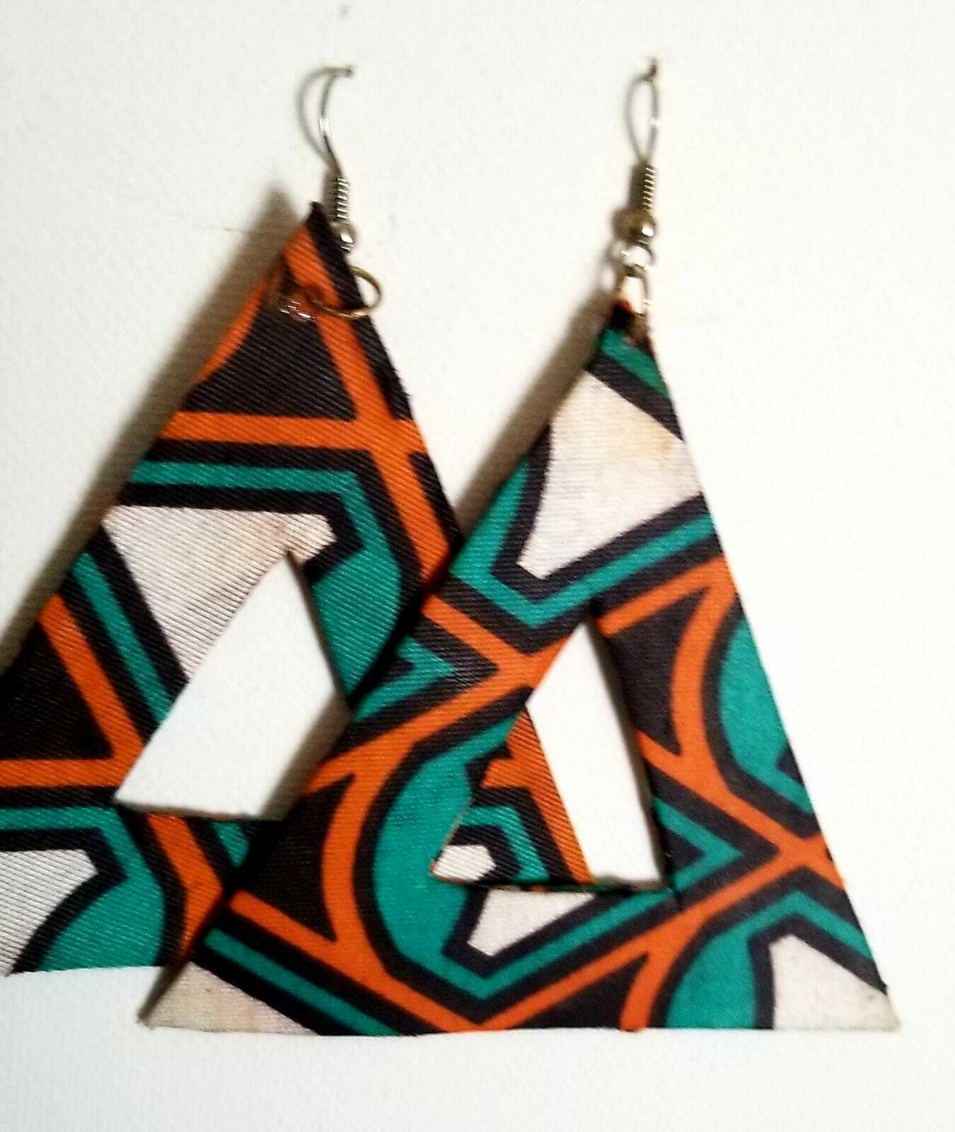 Handmade African Print Earring ~5 PC Lot