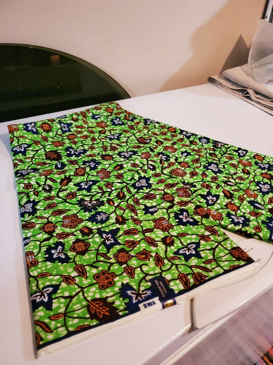 Multi African Print 100% Cotton   6yards bolt