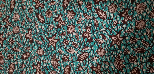 MULTICOLOR African Wax Print 100% Cotton Fabric 3yrds ×(44 in.) ~$16