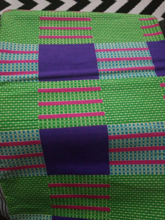 Purple MULTI KENTE by the Yard (45"length)$7.98