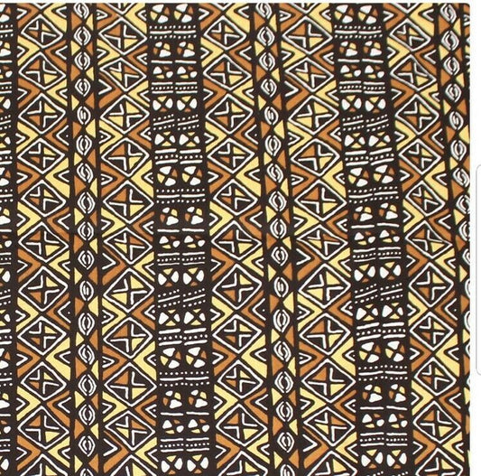 Mud Print Brown Multi Fabric/OrangeMulti-select your Color