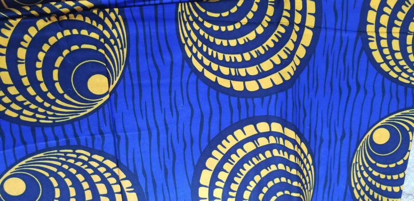 Assorted Multi African fabric 100% Cotton 2 yards~select your choice