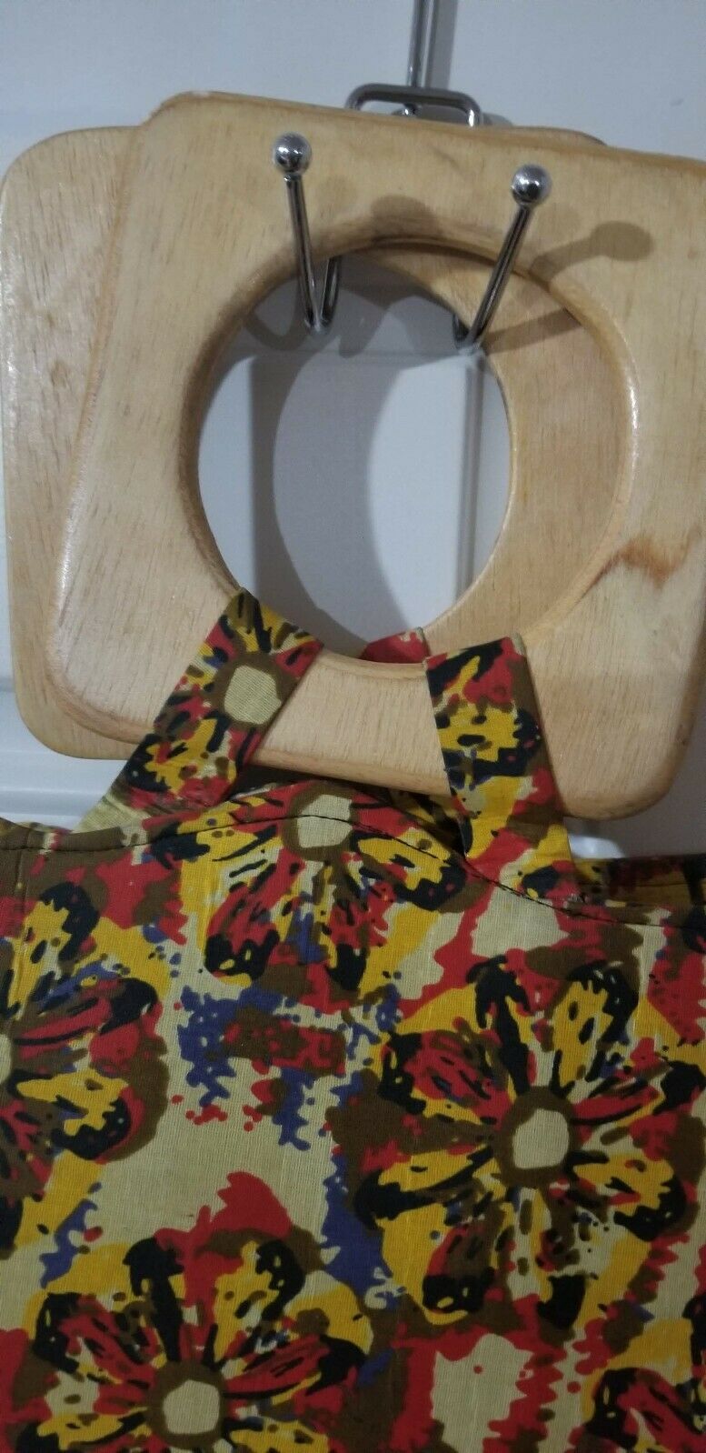 Handmade Africa Shaped Hand Bag