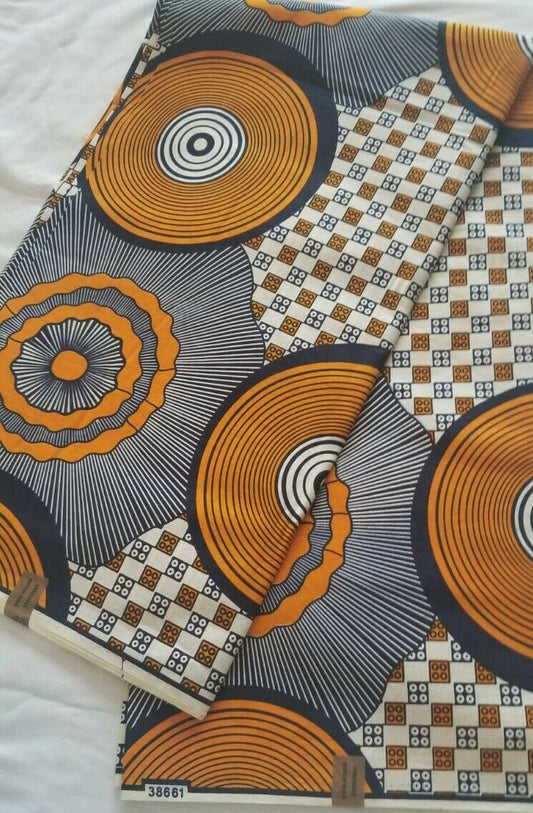 MULTICOLOR African Wax Print 100% Cotton Fabric ~MAKE YOUR SELECTION