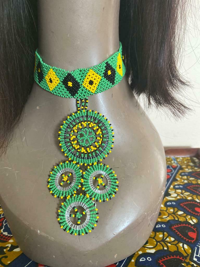 Original Zulu Jewelry Mahle Zulu Necklaces Hademade by Zulu Women Artisan