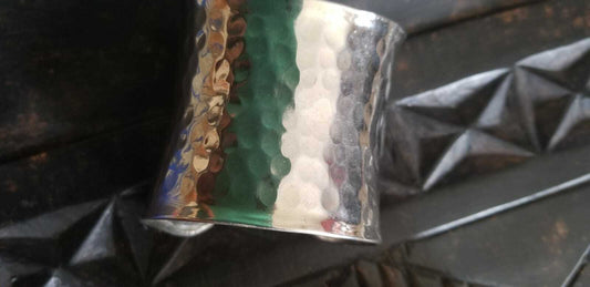 African  Cuff in silver,gold colors