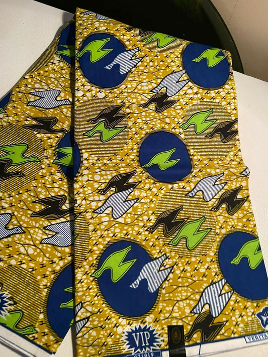 African Print 100% Cotton 6yards bolt...SALE $25