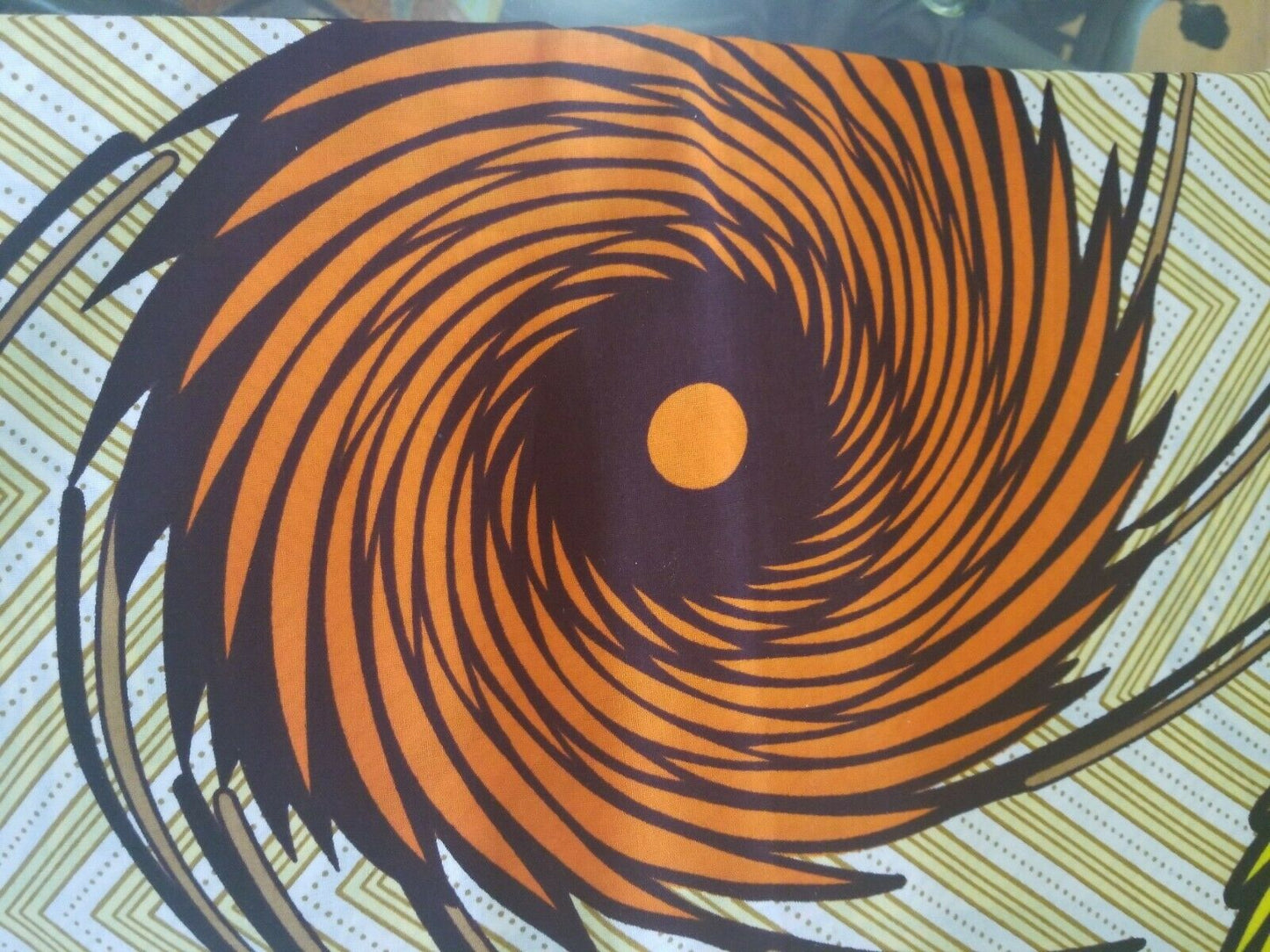 Eye of the Storm African Print 100% Cotton $7 per yard