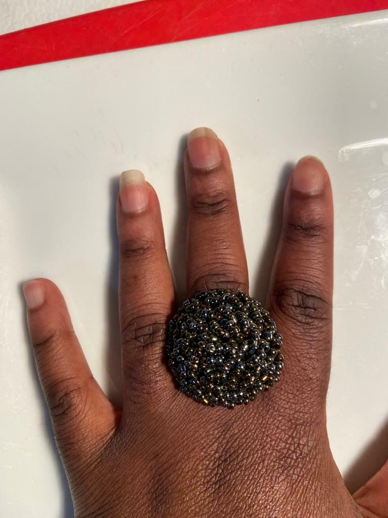Handmade Beaded Rings One Size Fits Most