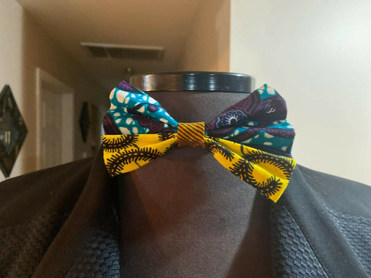 African print Bow Ties...hair accessory