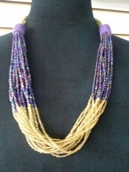 Zulu Jewelry multi stranded necklace