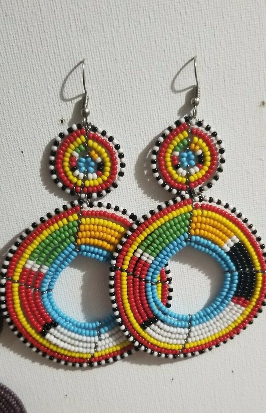 Maasai earrings, masai jewelry  all hand made   $10 each