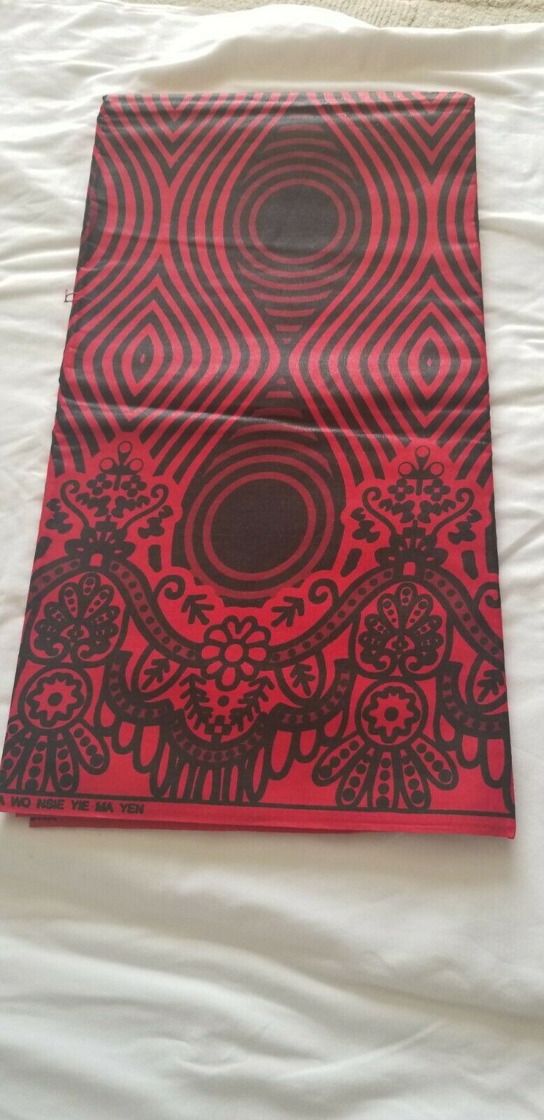 Red MULTICOLOR African Wax Print 100% Cotton Fabric ~MAKE YOUR SELECTION