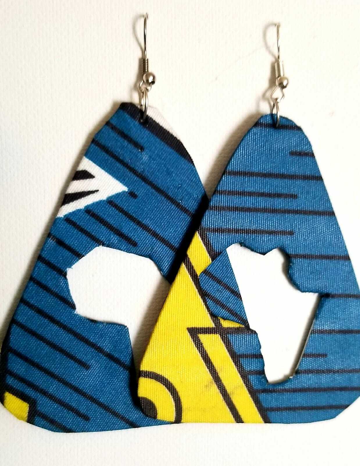 Handmade African Print Earring ~6PC Lot