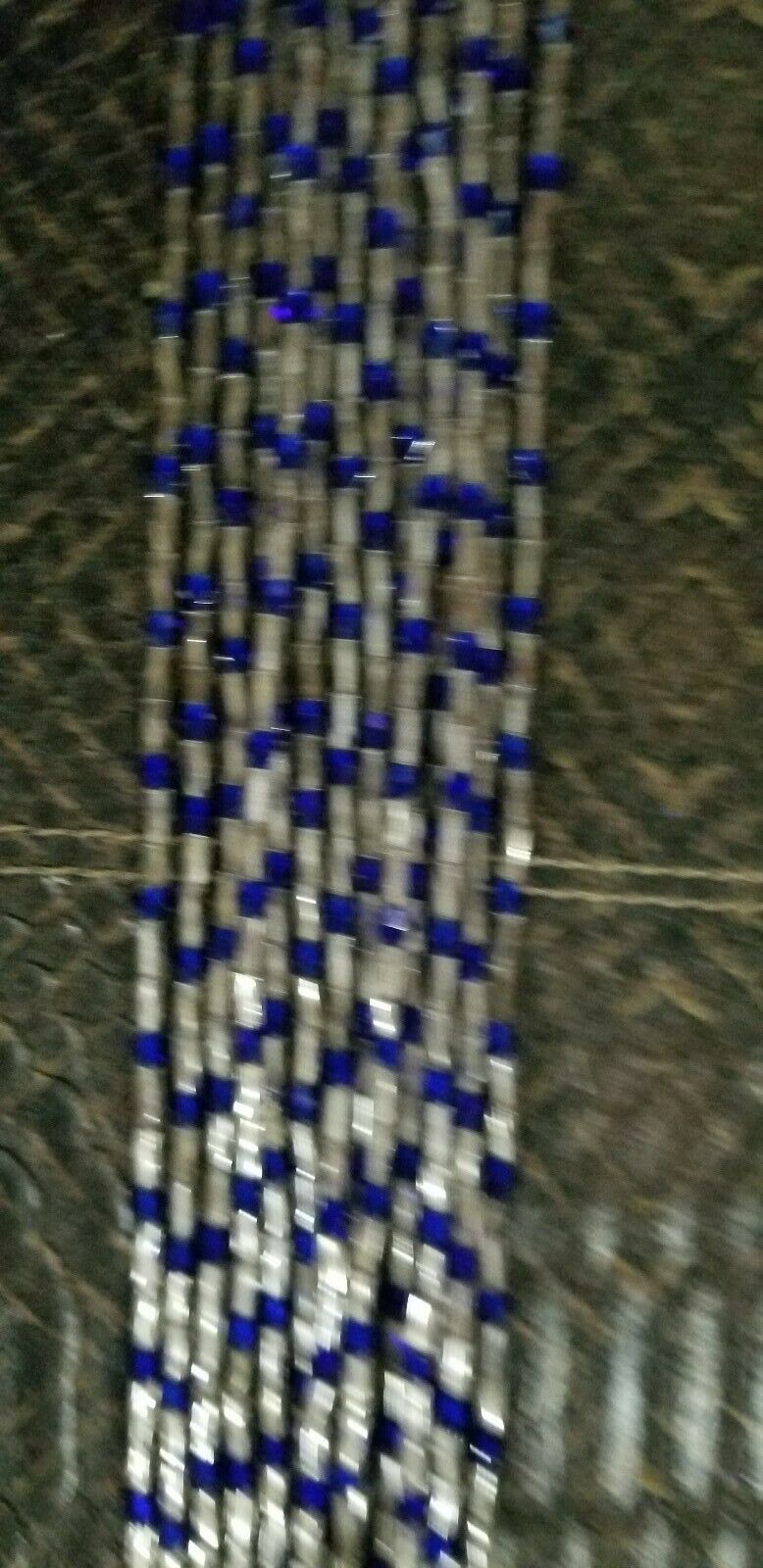 49 to 50 Inch Tie On African Waist Beads, Colorful Accent Beads $6each