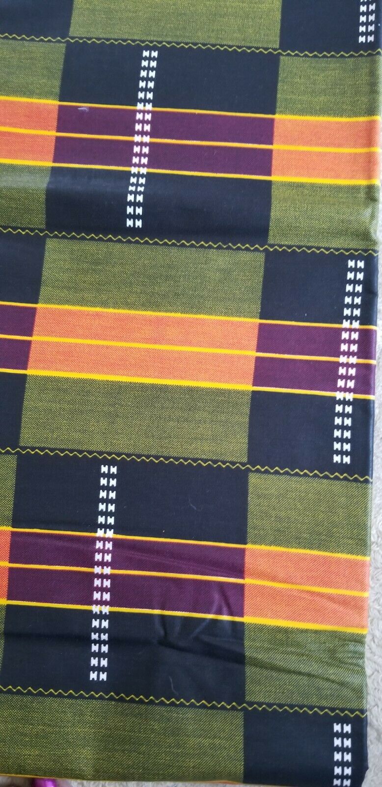 Kente Print African Wax Print 100% Cotton Fabric ~1 yd~$7.25 SALE!!!!$6.50
