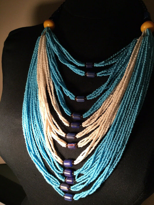 Mali Multi Strand Necklace