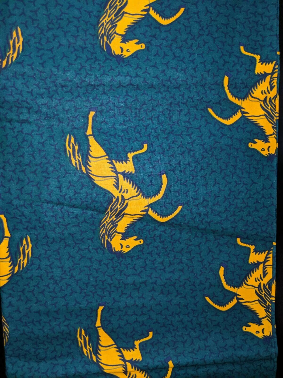 MULTICOLOR African Wax Print 100% Cotton Fabric (44 in.) 3yrds $16