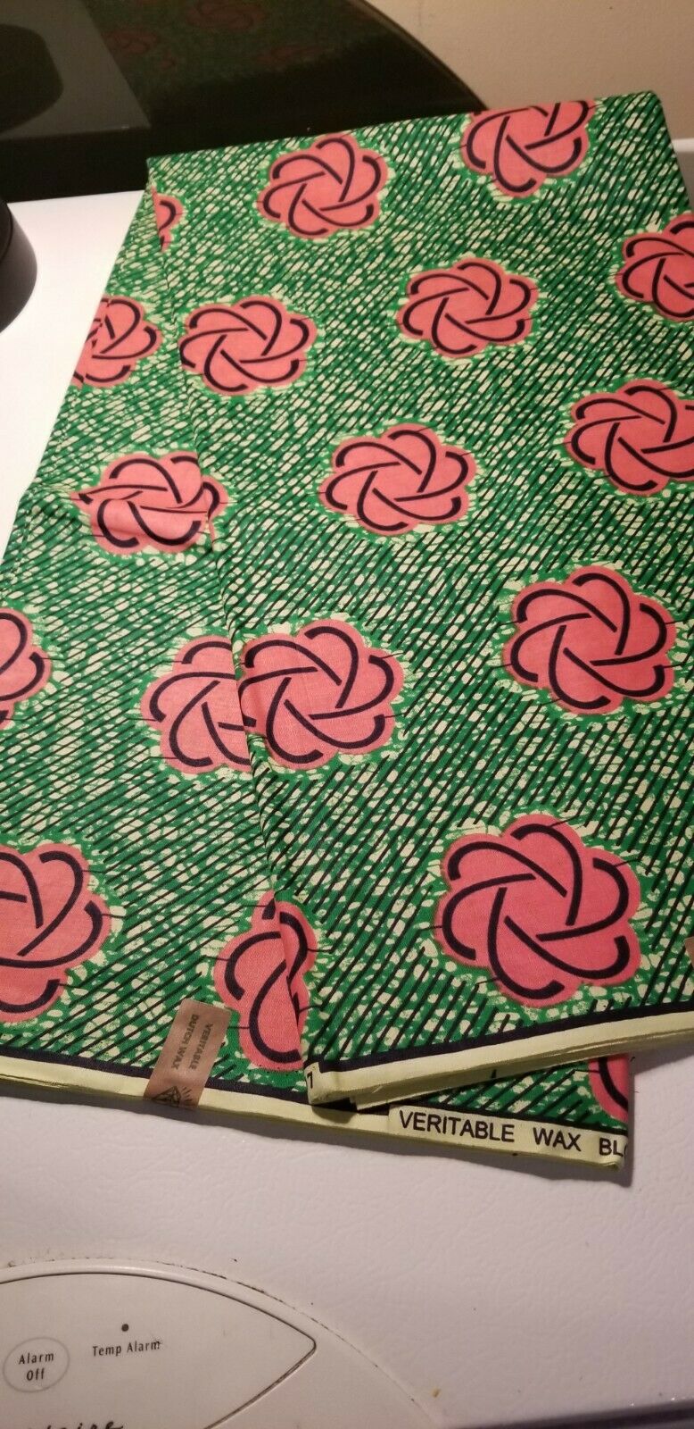 African Print Green and pink accents(obaapaa~Good Woman) 6yards