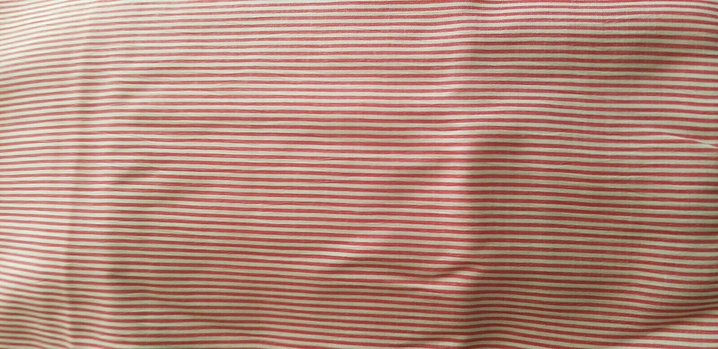 Red Stripe Head Wrap Long Hair Scarf ~56"×29"~ $6